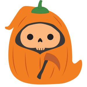 Select Series Otto the Pumpkin Grim Reaper