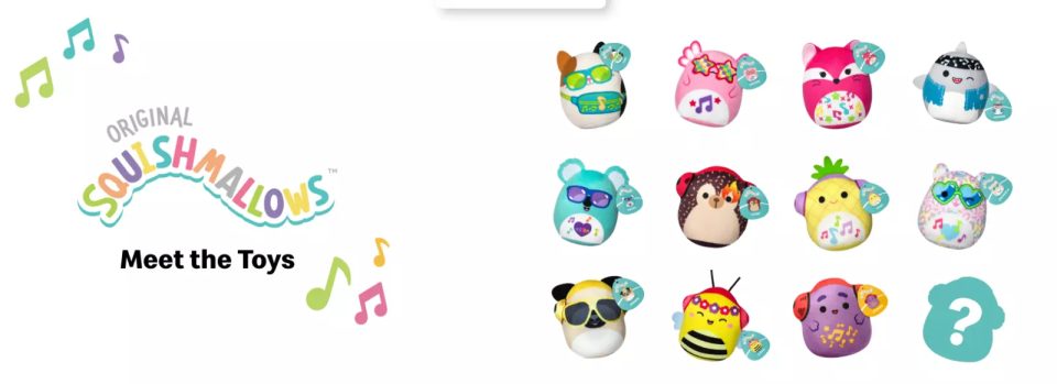 2025 Mcdonald's Squishmallows Factory Sealed Plush Happy Meal Toys 3"