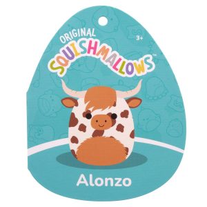 Alonzo the Brown Spotted Highland Cow