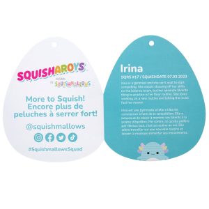 8-Inch Irina the Teal Corduroy Axolotl