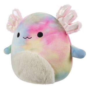 11-Inch Tinley the Rainbow Tie-Dye Axolotl