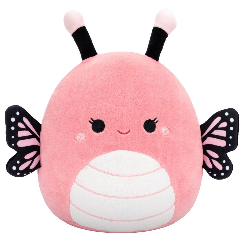 8-Inch Andreina the Pink Monarch Butterfly