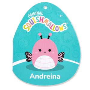 8-Inch Andreina the Pink Monarch Butterfly