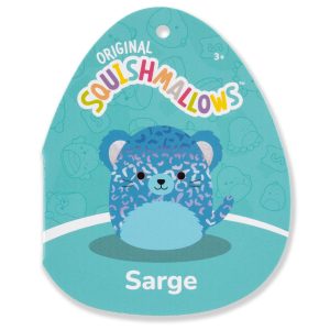 8-Inch Sarge the Blue Jaguar with Iridescent Spots