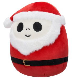 Squishmallows Original Disney 8-Inch Jack Skellington Santa Claus