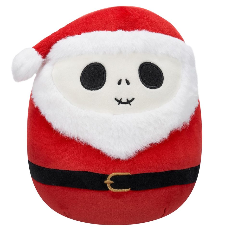 Squishmallows Original Disney 8-Inch Jack Skellington Santa Claus