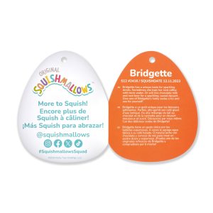 12-Inch Bridgette the Grey and Black Cow Bat