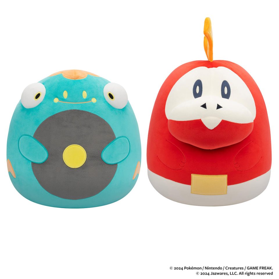 Pokémon 20-Inch Bellibolt and Fuecoco Squishmallows Bundle